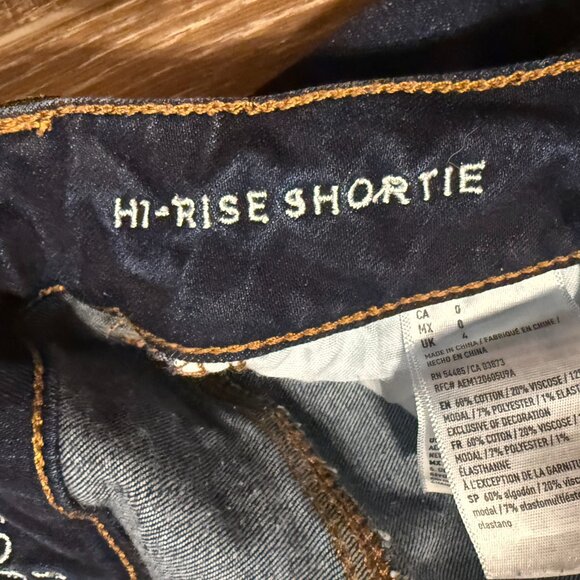 American Eagle Hi-Rise Shortie Shorts - Size 0 - Picture 12 of 13